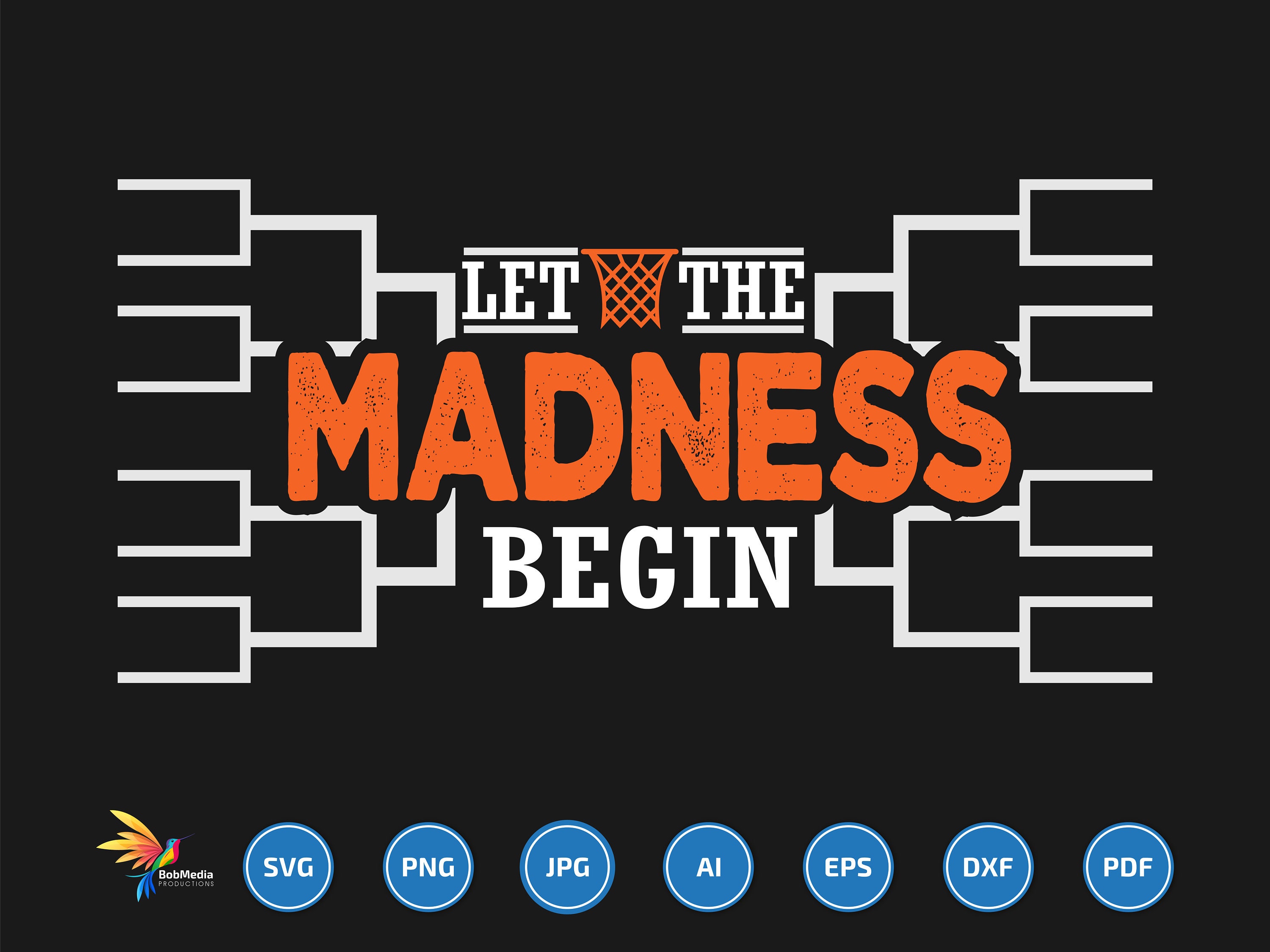 Let the Madness Begin Svg Miracles Happen in March Svg March Etsy