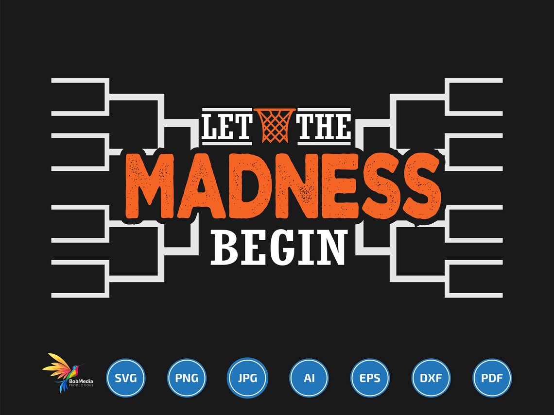 Let the Madness Begin Svg Miracles Happen in March Svg March Etsy
