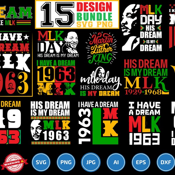 Mlk day svg Bundle, i have a dream mlk svg, Martin Luther King Svg png, black history month svg,blm svg, African american flag svg, Cricut