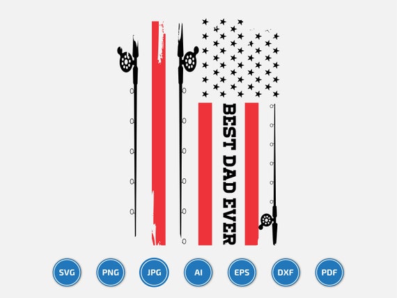 American Flag Fishing Svg, Fishing Svg, Fishing Png, Fisherman Dad Png,  Father's Day Fishing, USA Fishing Flag Svg -  Canada