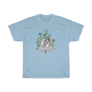Shih Tzu and Dayflower - Breeds and Botanicals Tee + Donation to SPCA with Purchase! Floral Dog Puppy Animal Lover Tee