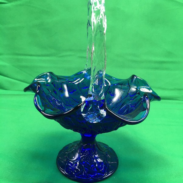 Cobalt Blue Baskets Etsy