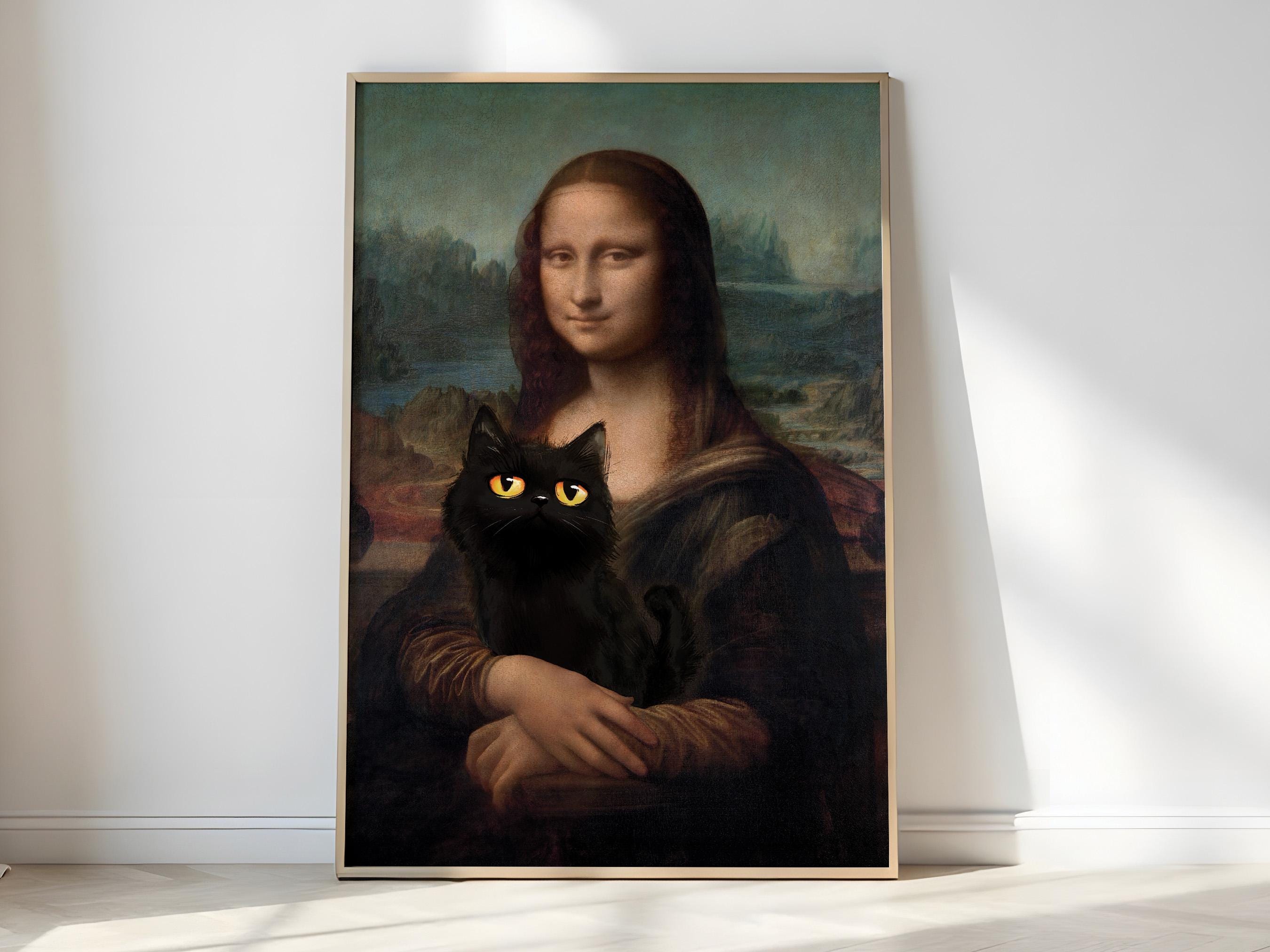 Mona Lisa Cat Digital Download - Etsy