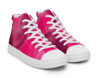 Pink High Tops - Etsy