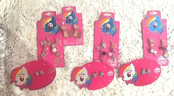 My Little Pony mystery jewellery ~ retro toys 80s kid 90s kid Y2K nostalgia girls toys cartoon characters Saturday morning cartoons earrings
