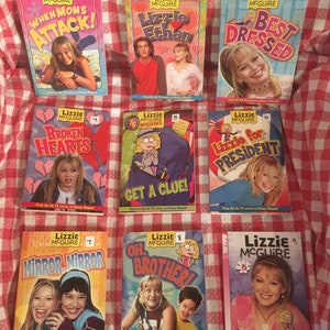 Lizzie McGuire books YOU CHOOSE or Mystery book Disney channel 2000s nostalgic retro cartoon 90s kids Y2K