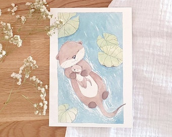 Carte Postale Enfants Etsy France