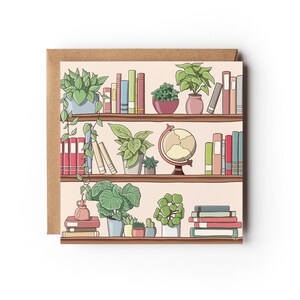 Postal de la biblioteca, Tarjeta de cumpleaños, Papelería, Idea de regalo