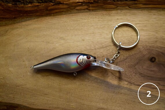 Lure Keychains Fishing Themed Handmade Custom Keychains Fish Rustic Gift -   Canada
