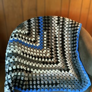 Crochet  Granny Stripe Shawl