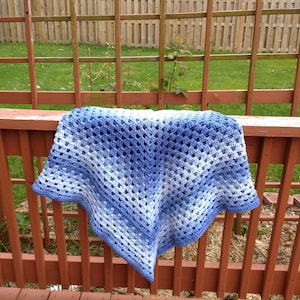Crochet Striped Poncho