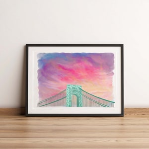 washington heights art, the gwb, new york skyline, latino culture art, new york city scene, uptown NYC, spanish culture, in the heights