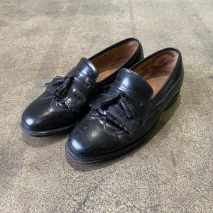 Schwarze J MURPHY Mokassins / Größe 33 / made in Italy