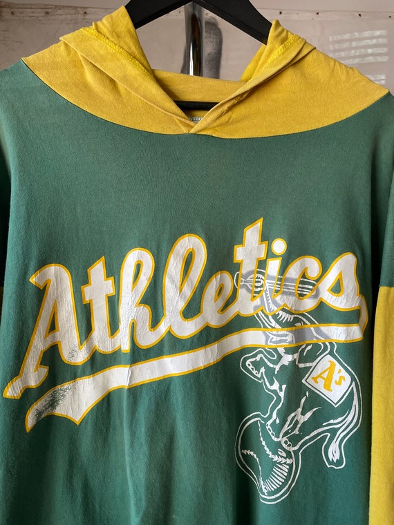 FrenchKissLA Green & Yellow XL Hoodie T-Shirt Oakland Athletics