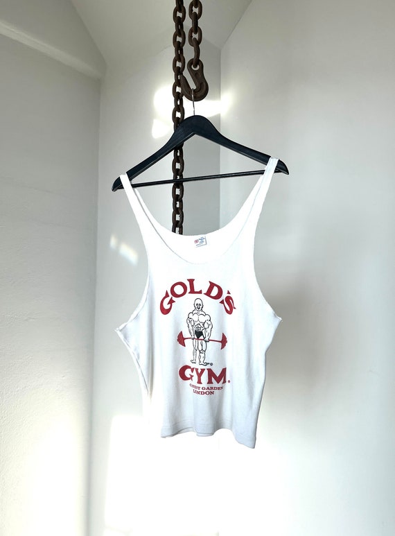 Gold's Gym London Muscle Tank Top / made in UK