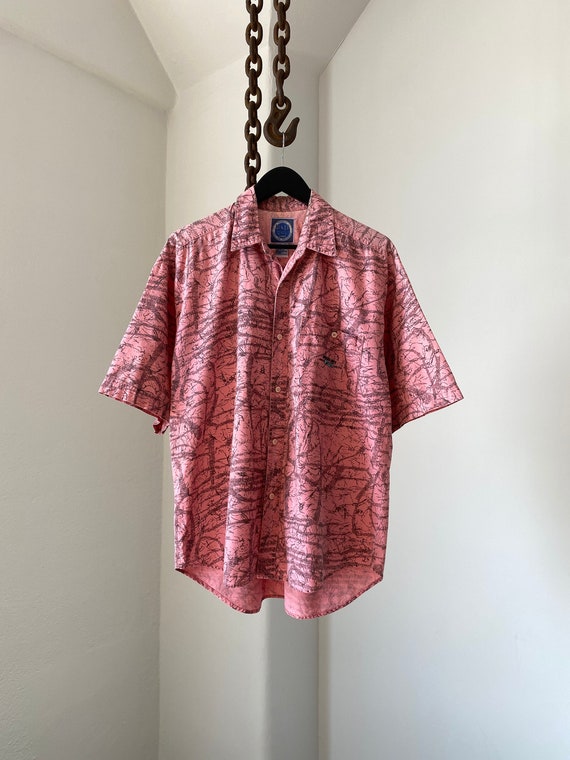 Bugle Boy Surfer size M Pink Shirt from the 90s