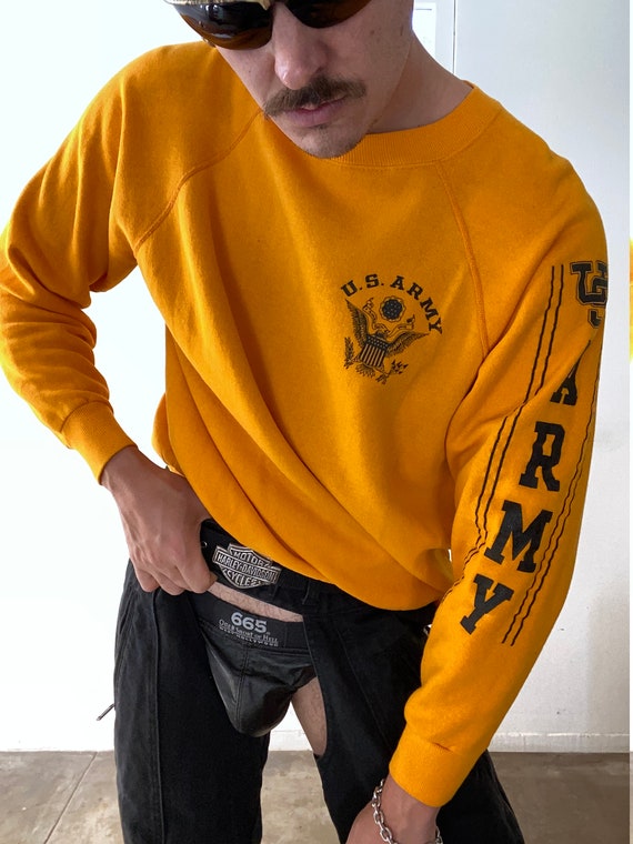 US Army Yellow Sweater