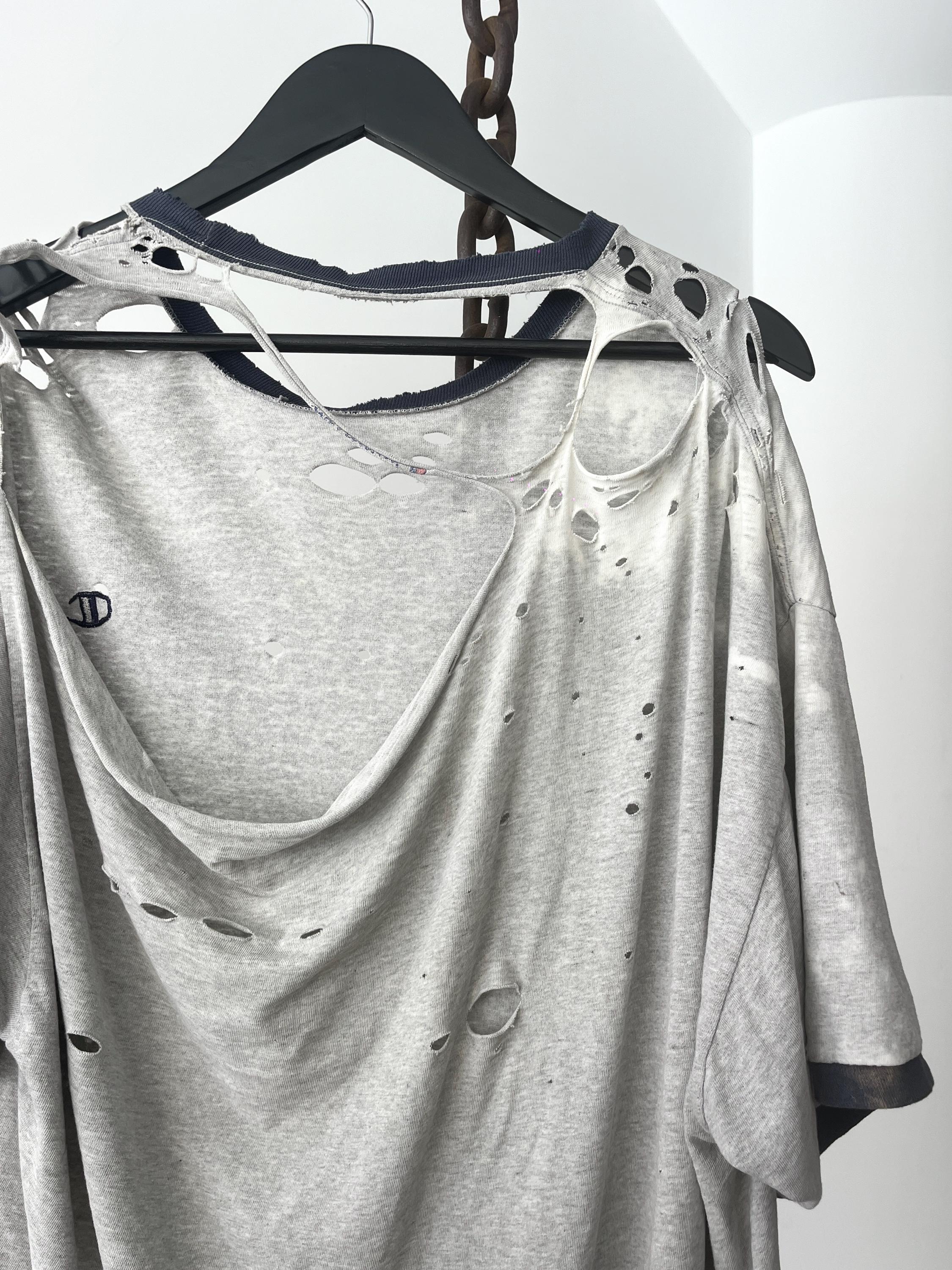 Vintage Distressed Champion T-shirt: Rare XXL Museum Piece - Etsy