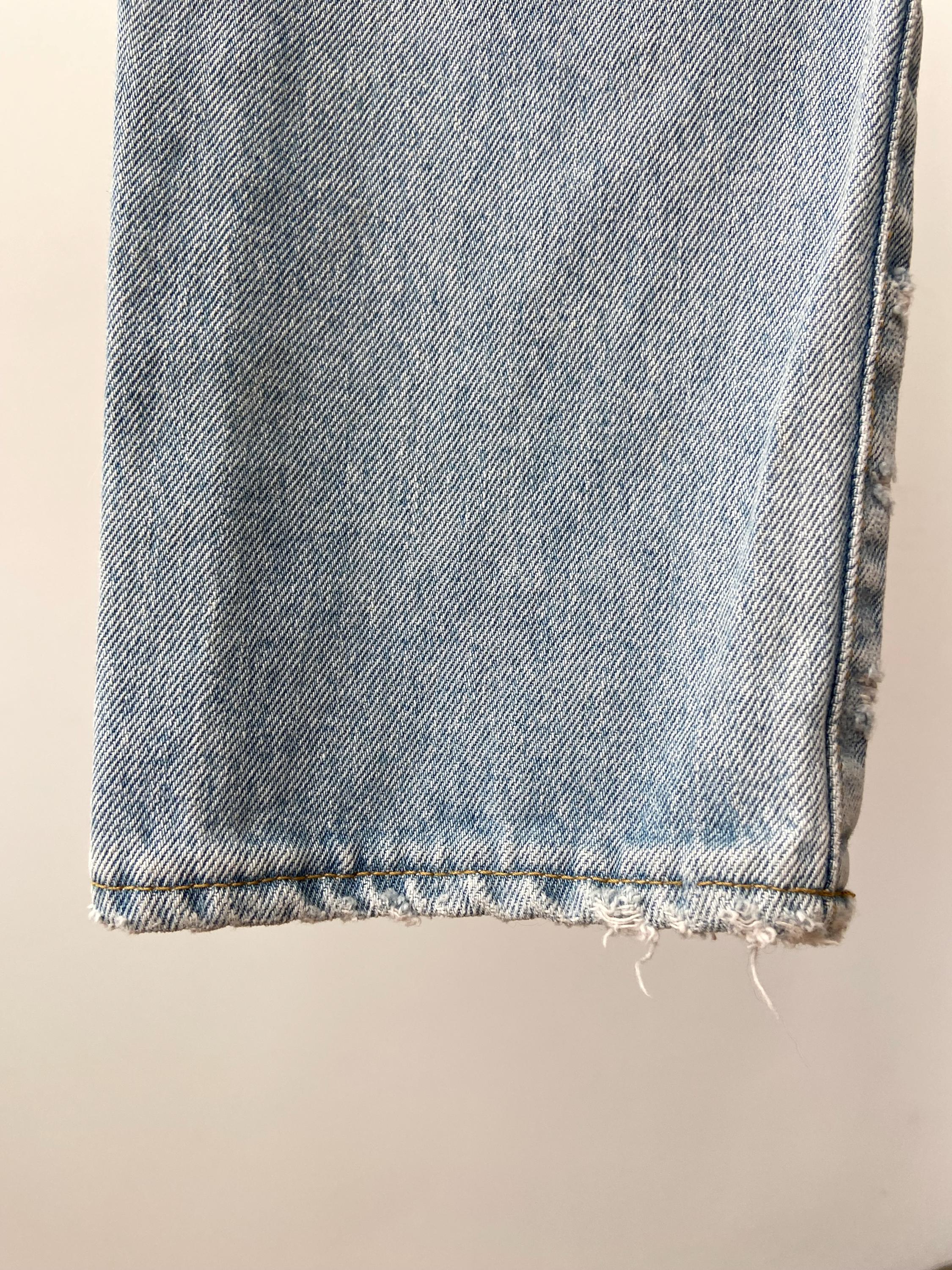 Saint Laurent Paris Vintage Wash Denim Jeans - Hedi Slimane - 34