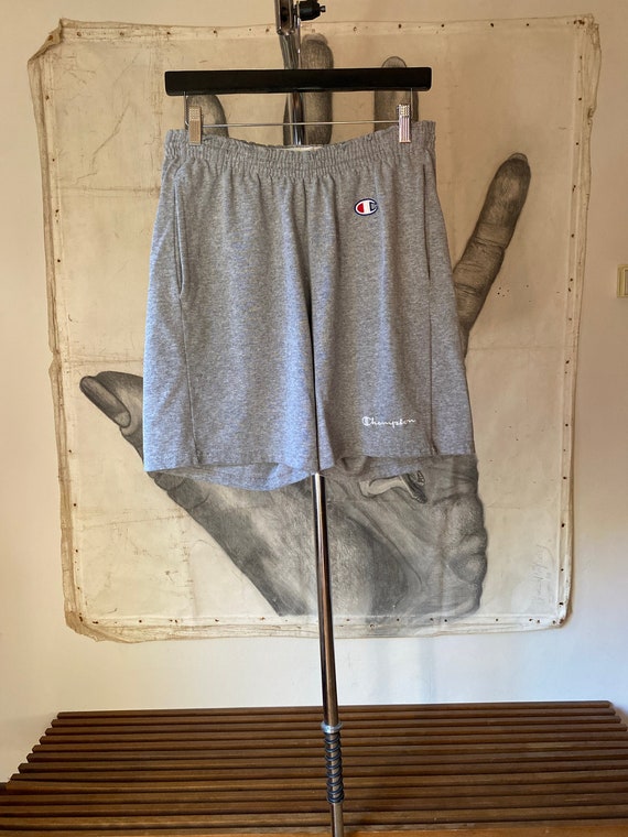 Grey champion sweat shorts online