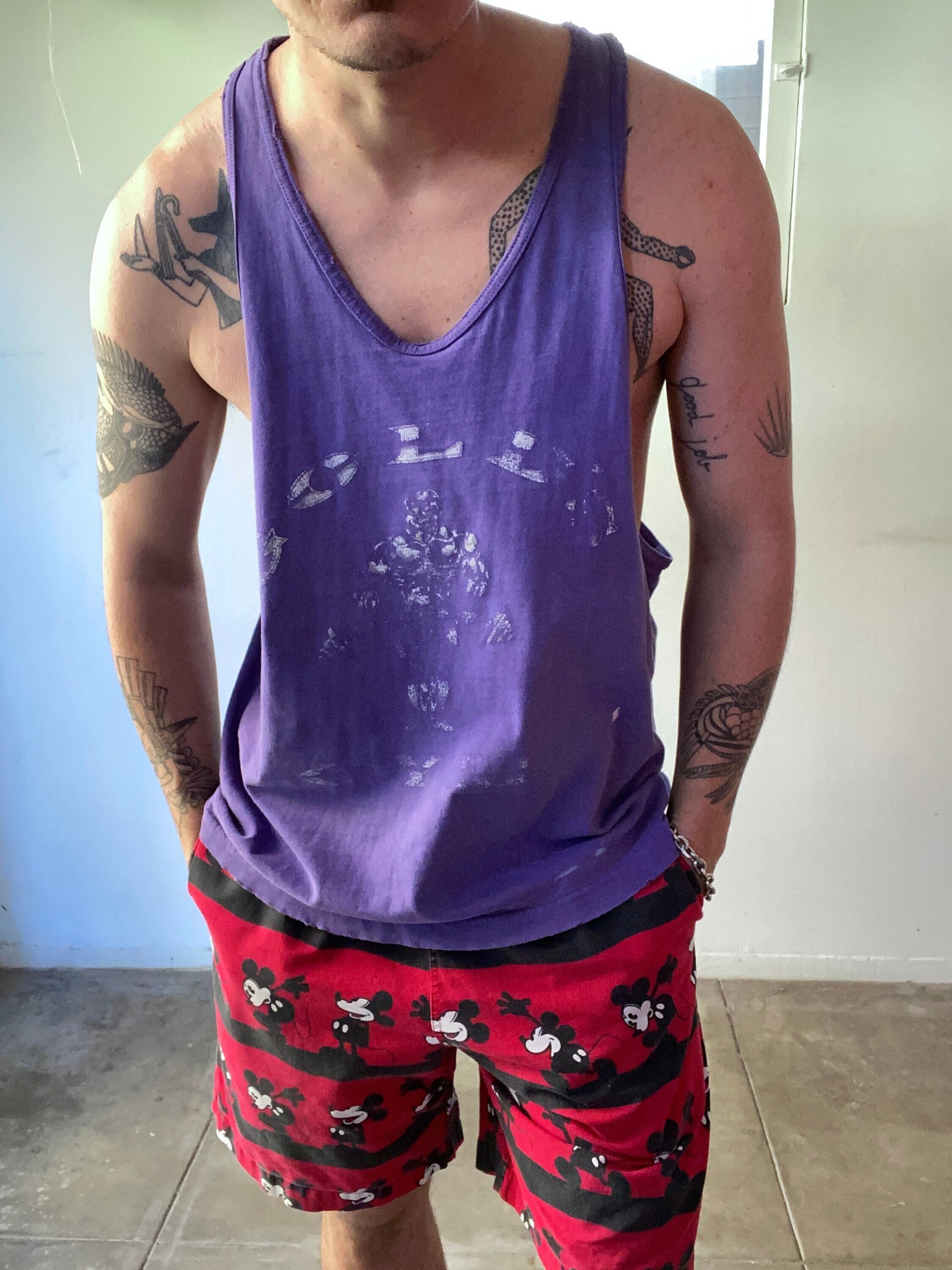 Gold's Gym Purple Tank Top - Etsy