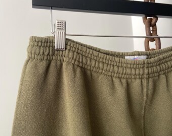 Vintage Olive Green USMC Marine Elastic Waist Cuff Sweat Pants