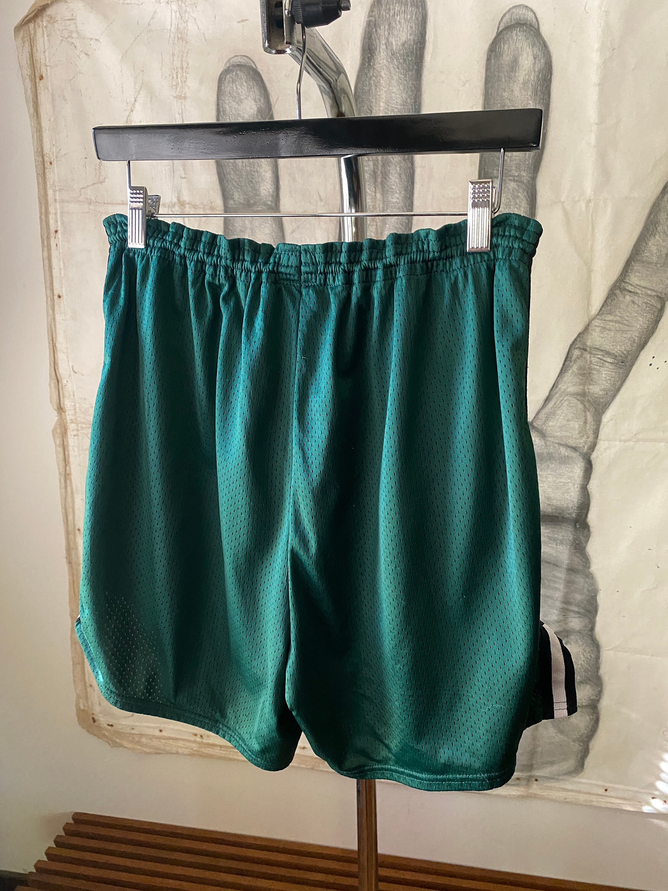 Green Champion Athletic Shorts 