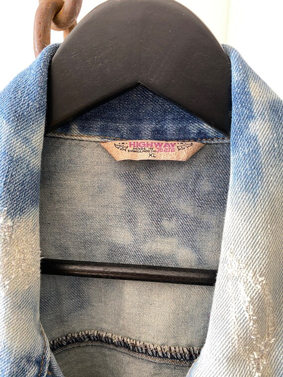 Highway XL Cut Out Bleach and Distressed Blue Den… - image 6