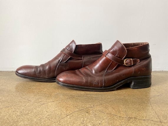 Vintage Brown Leather Boots Size 10.5 Vintage Brown Leather Boots Size 10.5 | eBay main image 2