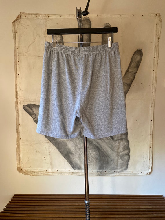 Champion 80s Grey Melange Fleece Shorts - image 7