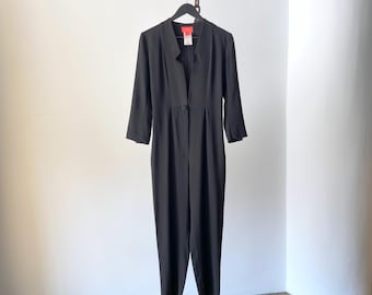 Mono y pantalón formal vintage negro Vivienne Westwood Red Label Italia, talla 40