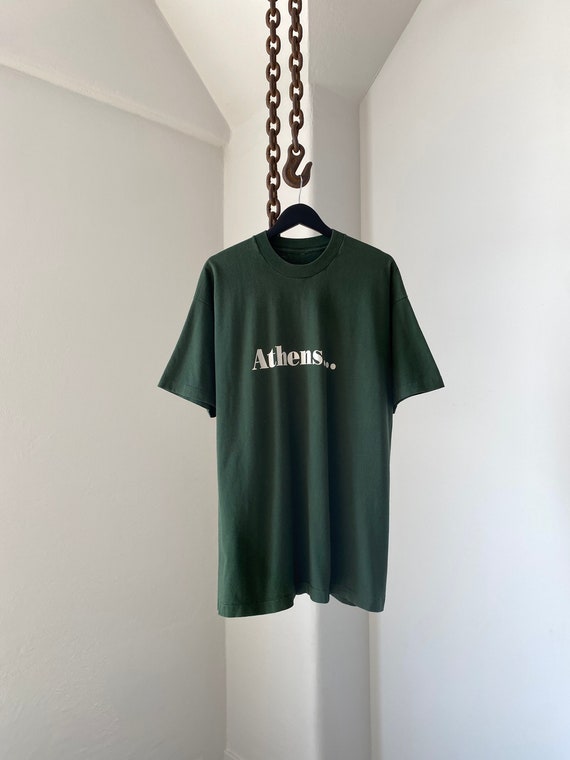 Athens Souvenir Dark Green T-shirt