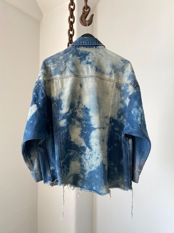 Highway XL Cut Out Bleach and Distressed Blue Den… - image 8