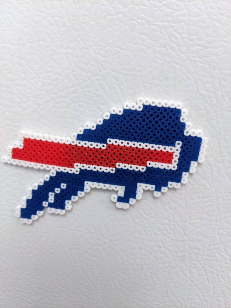 Buffalo Bills Josh Allen Mini Perler Bead Refrigerator Etsy