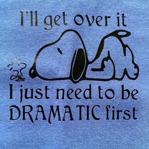 Dramatic Snoopy