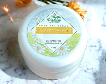 Bergamot Chamomile Body Oil Cream