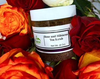 Rose and Hibiscus Tea Scrub