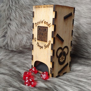 Wheel of Time Dice Tower - Time to Toss the Dice - Wheel of Time - WoT - Eye of the Wheel - Dungeons and Dragons - Dice Tower - DnD