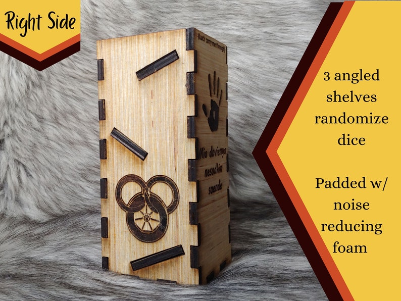 Wheel of Time Dice Tower Time to Toss the Dice Wheel of Etsy Australia