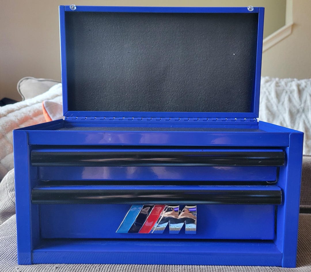 Unique BMW Motorsport Blue Mini Tool Box - Etsy