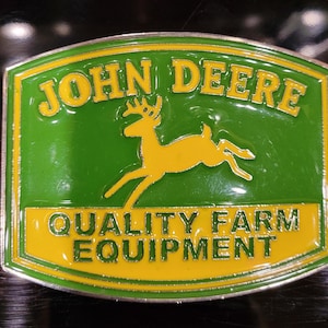John Deere Quality Farm Equipment Belt Buckle/Wall Decor