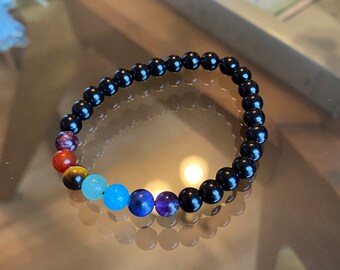 Genuine Stone Chakra Healing Energy Bracelet