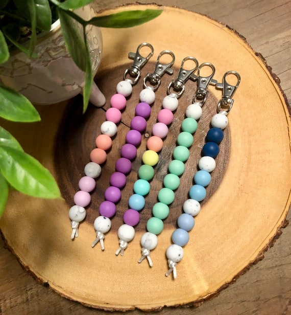 Cervical Dilation Beads Keychain Badge Buddy Educational Tool