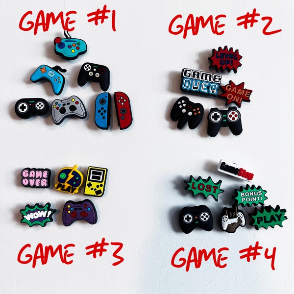 VIDEO GAME Themed shoe charms for Crocs, Clogs and "Croc-offs"