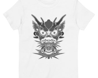 Organic cotton kids t-shirt for gift for friends cotton t-shirt for Kids for gift for family dragon t-shirt 100%cotton for kids