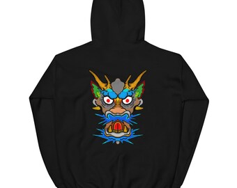 Custom design Hoodie stylish Hoodie dragon Hoodie japanese Hoodie Japan culture colorful Hoodie unique design cool gift idea for friends