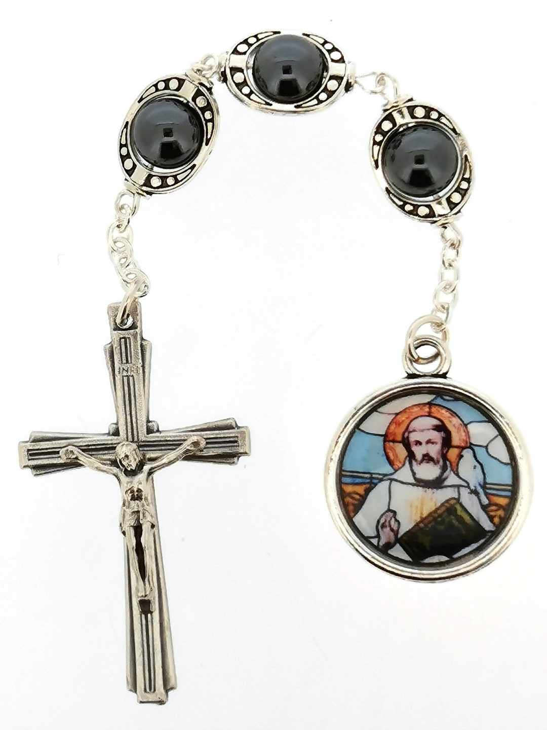 St Columbanus, Patron Saint of Motorcyclists Three Hail Mary Chaplet Etsy