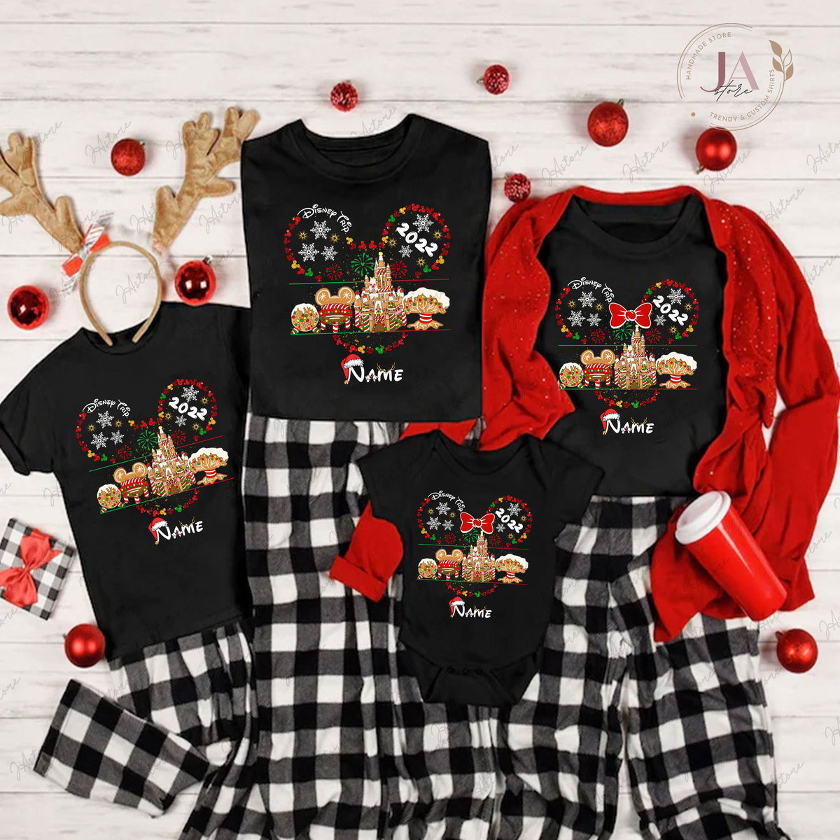 Discover Personalised Disney Christmas shirts
