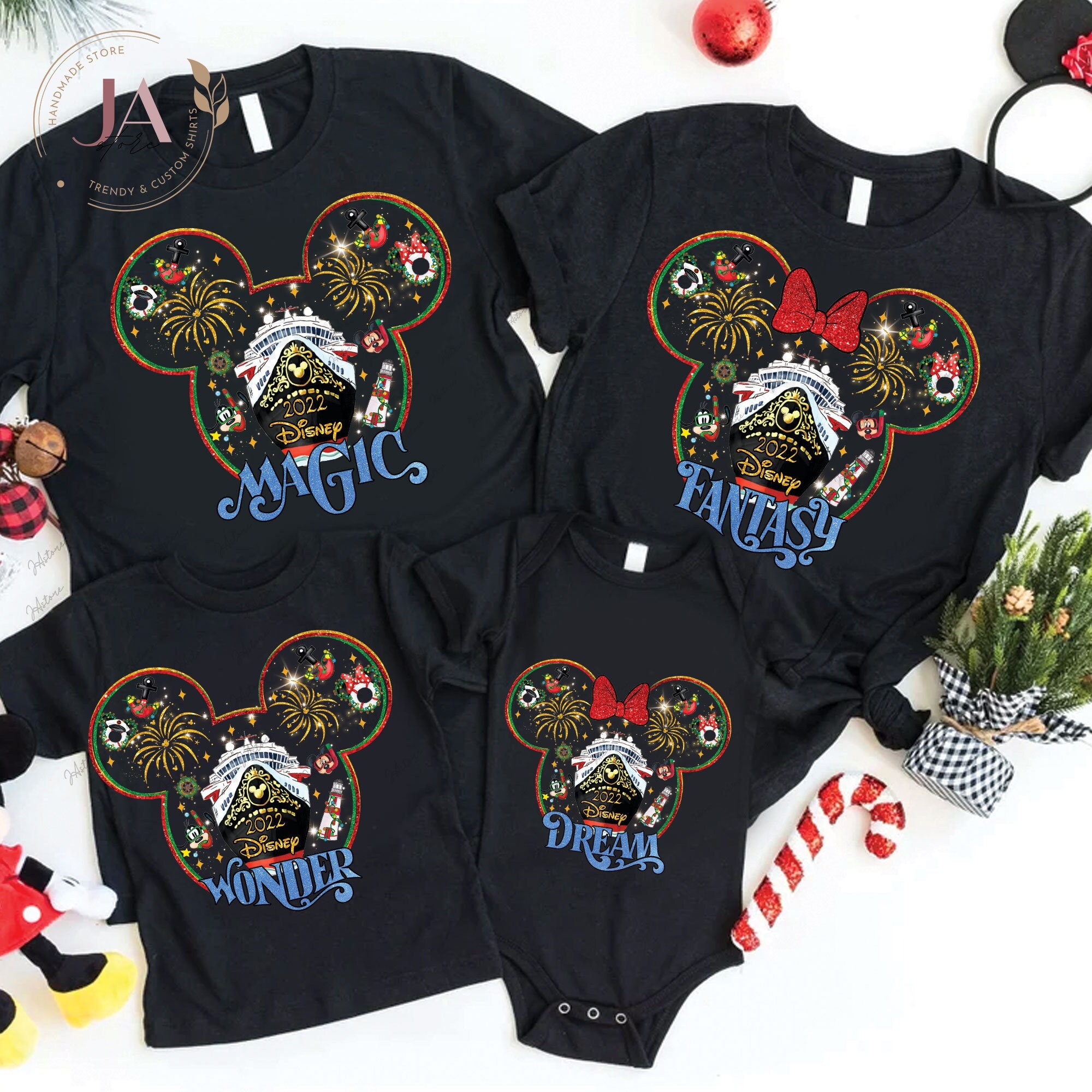 Discover Custom Disney Cruise Christmas Family Shirt