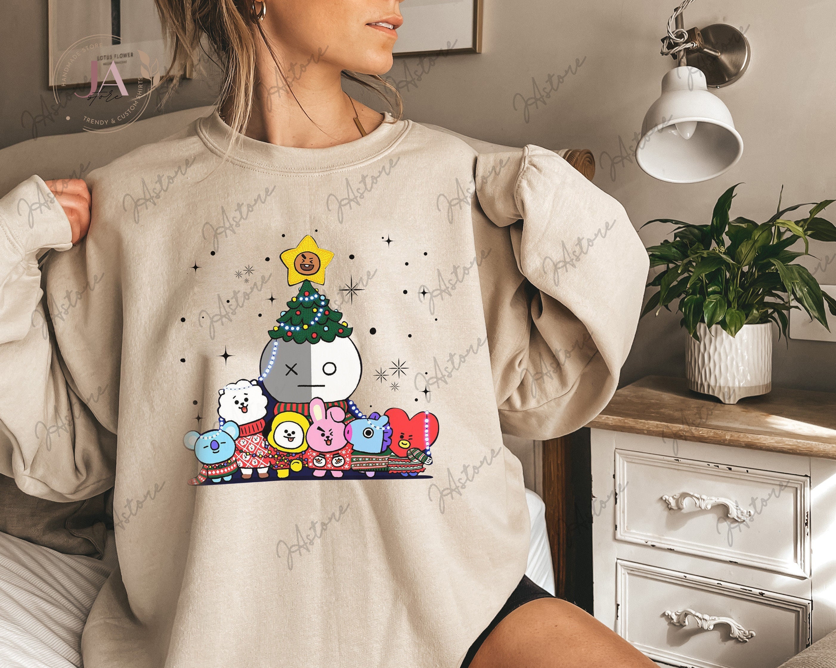 BT21 wearing Christmas Sweater sold by Emily May SKU 38656505 30 OFF Printerval